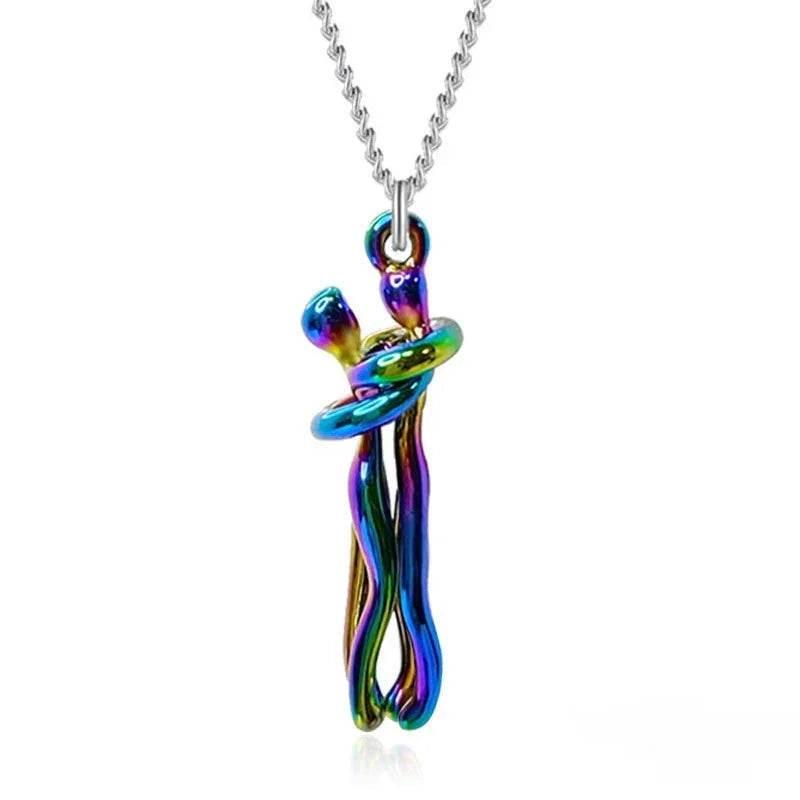 Affectionate Hug Necklace – Perfect Couple's Gift - ZA-Zola