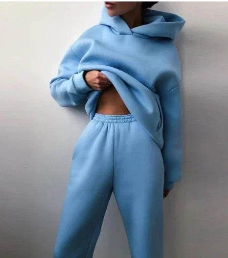 Women’s Hooded Sweater Tracksuit – Shop Now! - ZA-Zola