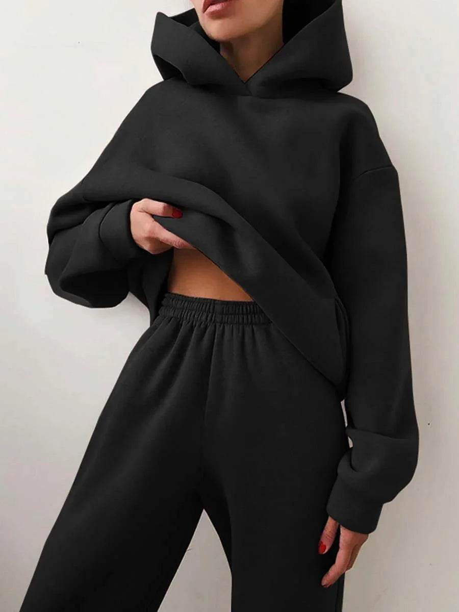 Women’s Hooded Sweater Tracksuit – Shop Now! - ZA-Zola