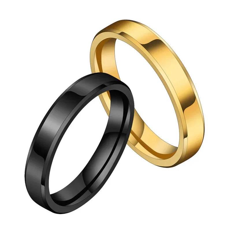 Stylish Stainless Steel Ring - Gold, Silver, Black - Buy Now! - ZA-Zola