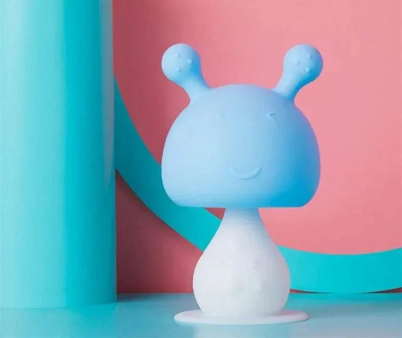 Small Mushroom Baby Teether | Soothing Silicone - ZA-Zola