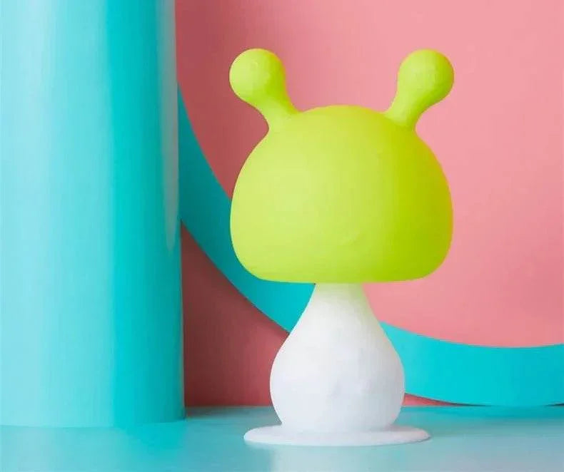 Small Mushroom Baby Teether | Soothing Silicone - ZA-Zola