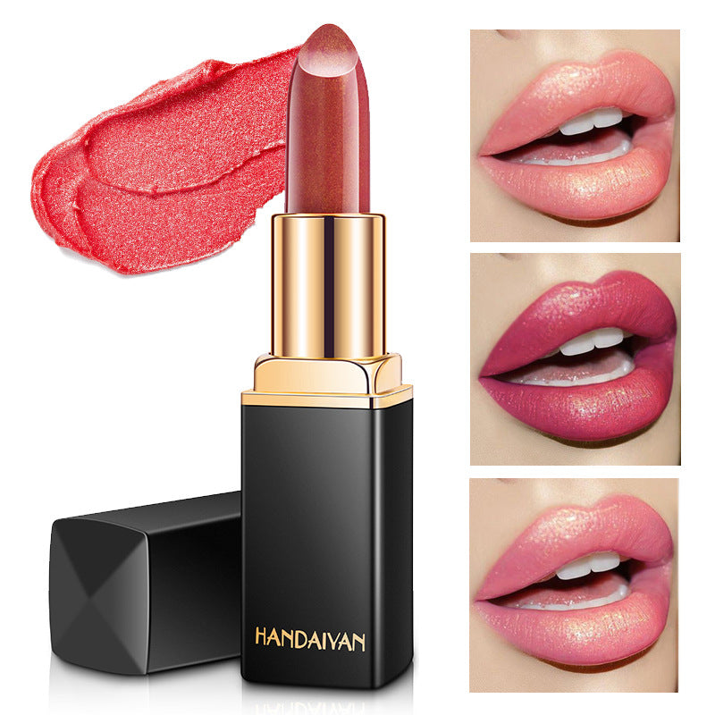 Handaiyan Metallic Color Changing Lipstick | Shiny Gilt Finish