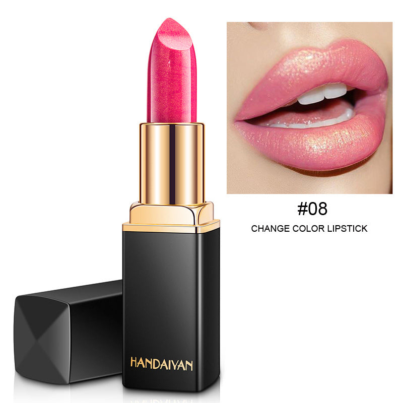 Handaiyan Metallic Color Changing Lipstick | Shiny Gilt Finish