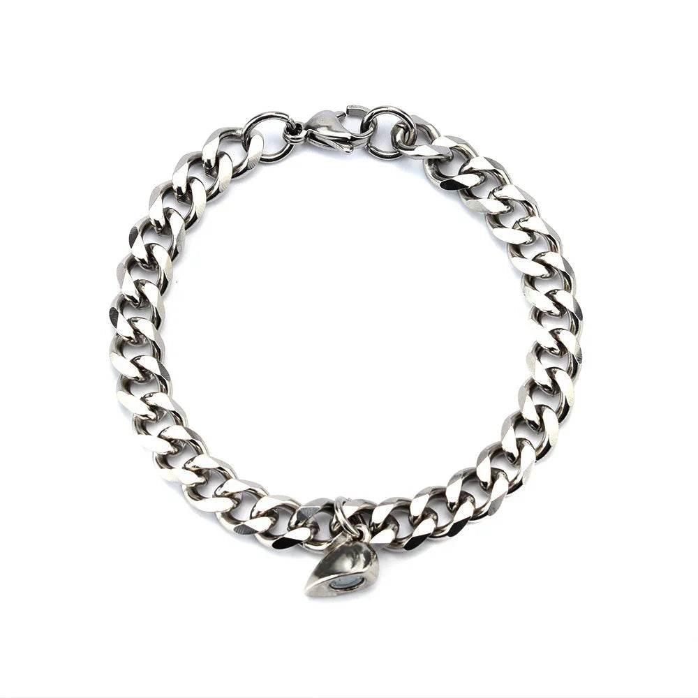 Magnetic Heart Couple Bracelets Titanium Steel - ZA-Zola