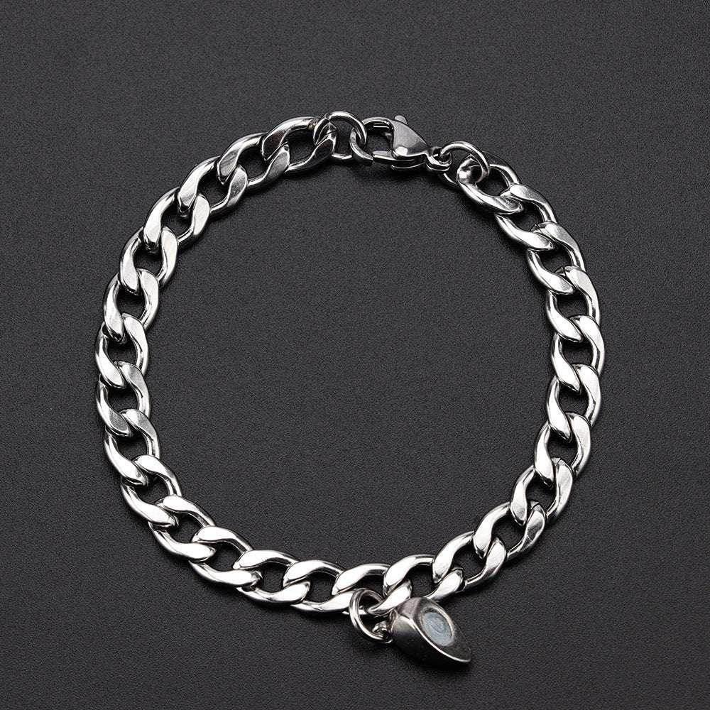 Magnetic Heart Couple Bracelets Titanium Steel - ZA-Zola
