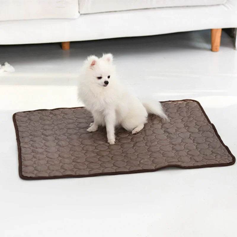 Ice Silk Cooling Mat for Pets – Summer Comfort - ZA-Zola