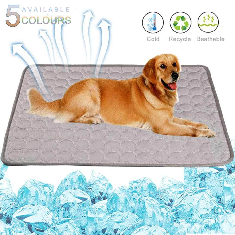 Reusable Pet Ice Silk Cooling Pad – Summer Comfort - ZA-Zola