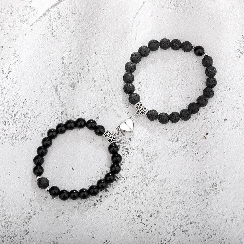 Magnetic Couple Bracelets | Heart Distance Jewelry Gift - ZA-Zola