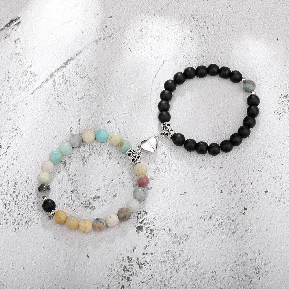 Magnetic Couple Bracelets | Heart Distance Jewelry Gift - ZA-Zola