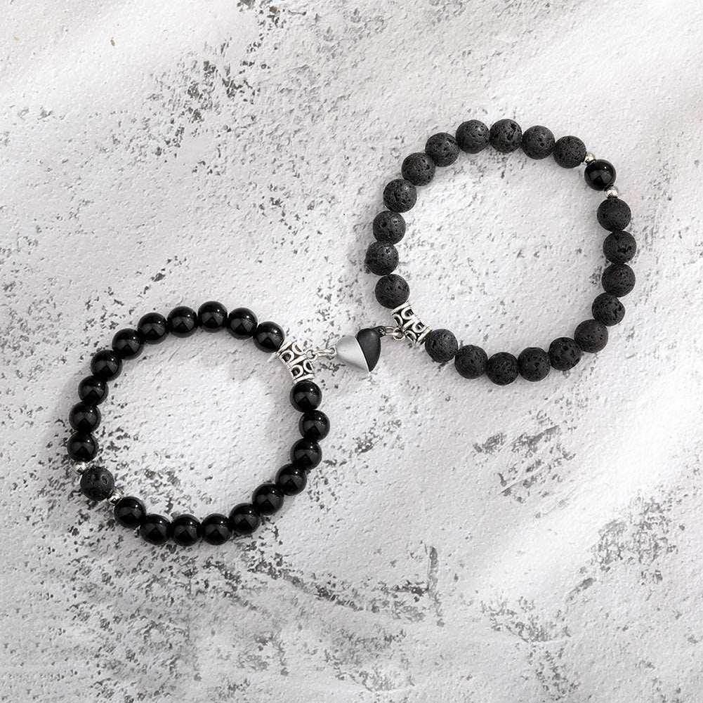 Magnetic Couple Bracelets | Heart Distance Jewelry Gift - ZA-Zola