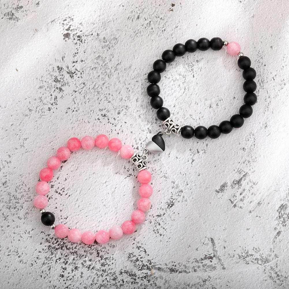 Magnetic Couple Bracelets | Heart Distance Jewelry Gift - ZA-Zola