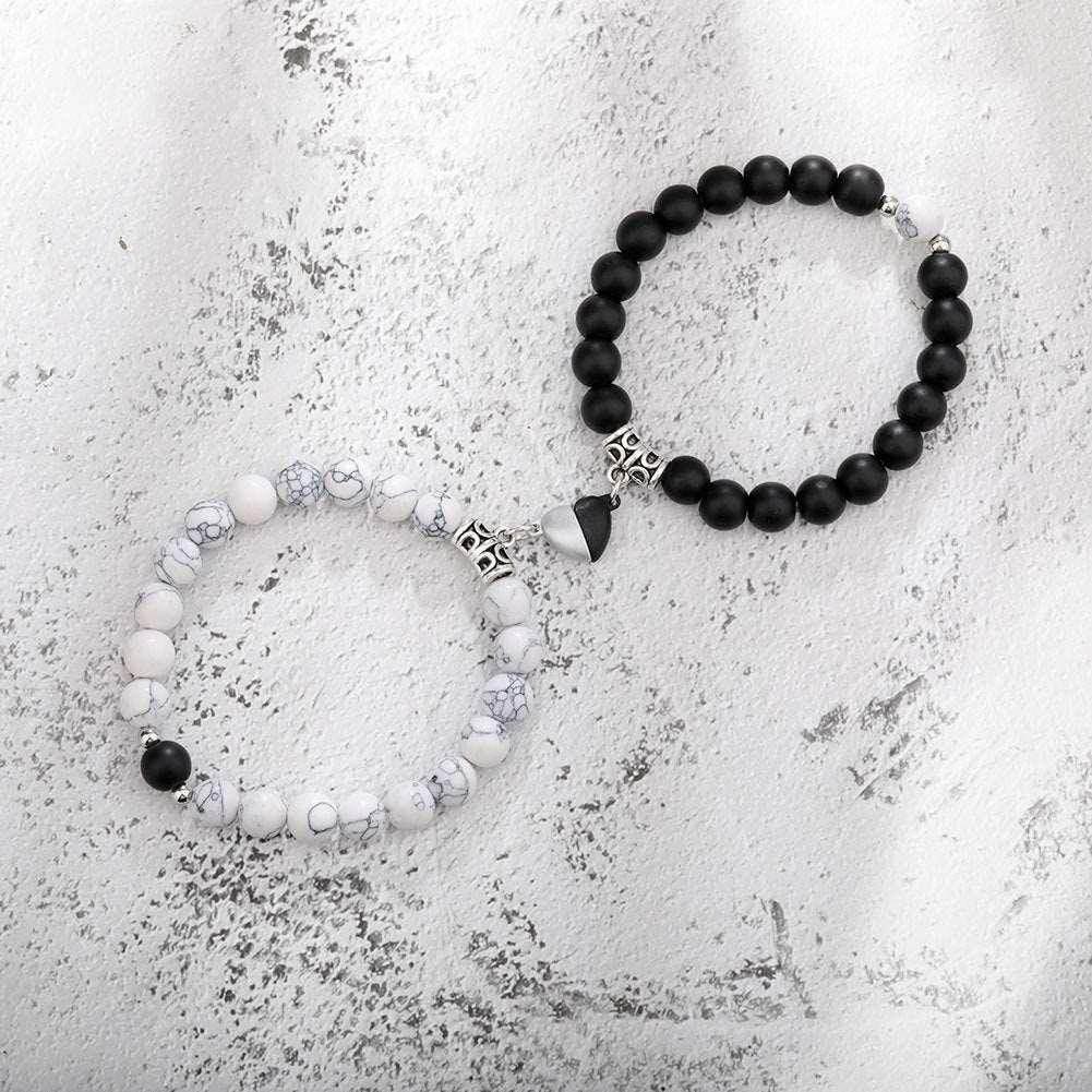 Magnetic Couple Bracelets | Heart Distance Jewelry Gift - ZA-Zola