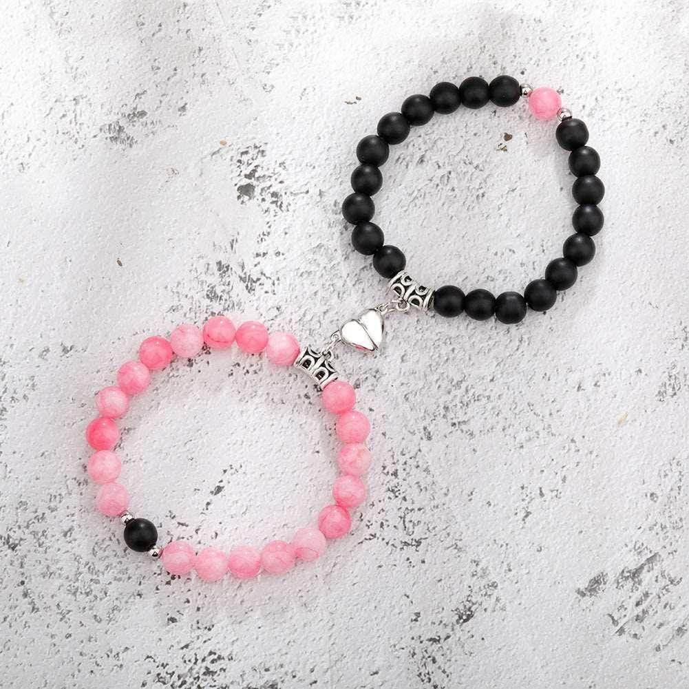 Magnetic Couple Bracelets | Heart Distance Jewelry Gift - ZA-Zola