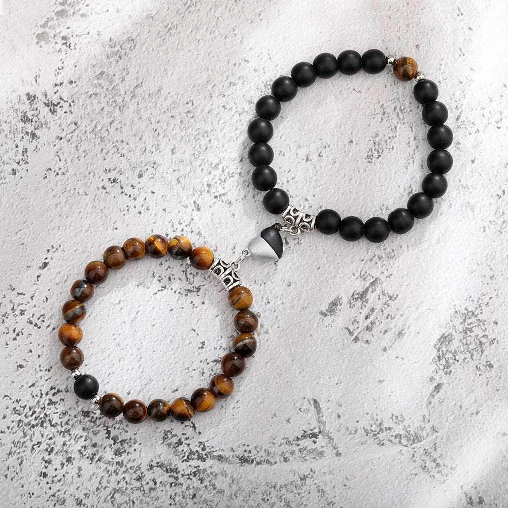 Magnetic Couple Bracelets | Heart Distance Jewelry Gift - ZA-Zola