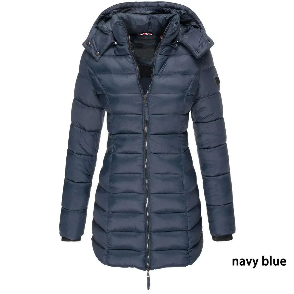 ZA-Zola Mid Length Quilted Jacket Women Slim Fit Winter - ZA-Zola