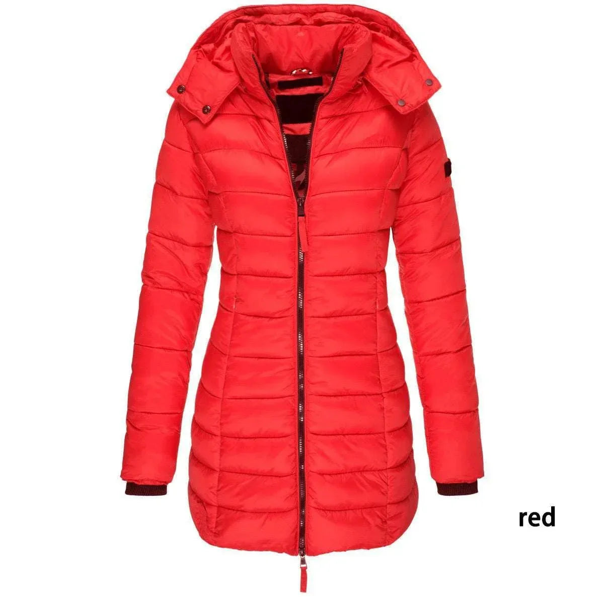 ZA-Zola Mid Length Quilted Jacket Women Slim Fit Winter - ZA-Zola