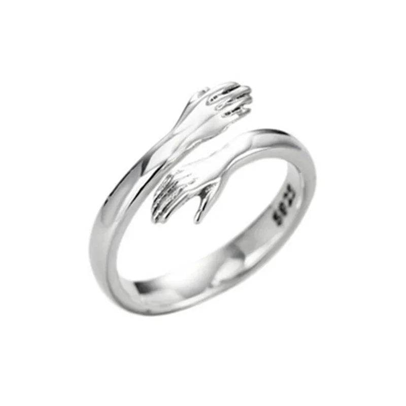 Buy Adjustable Love Hug Couple Ring - Shop Now! - ZA-Zola