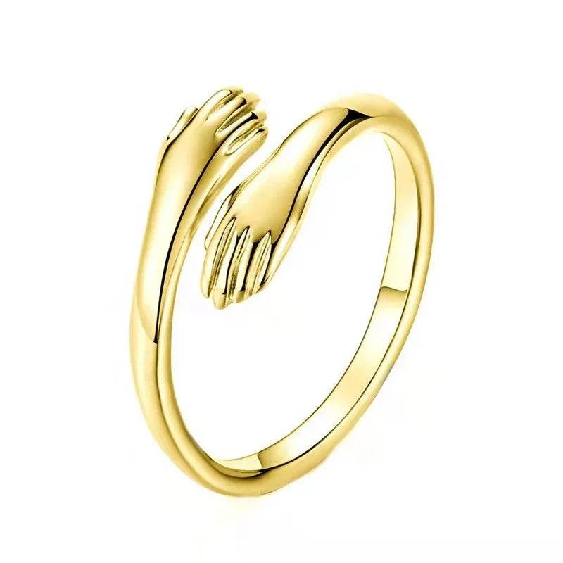 Buy Adjustable Love Hug Couple Ring - Shop Now! - ZA-Zola