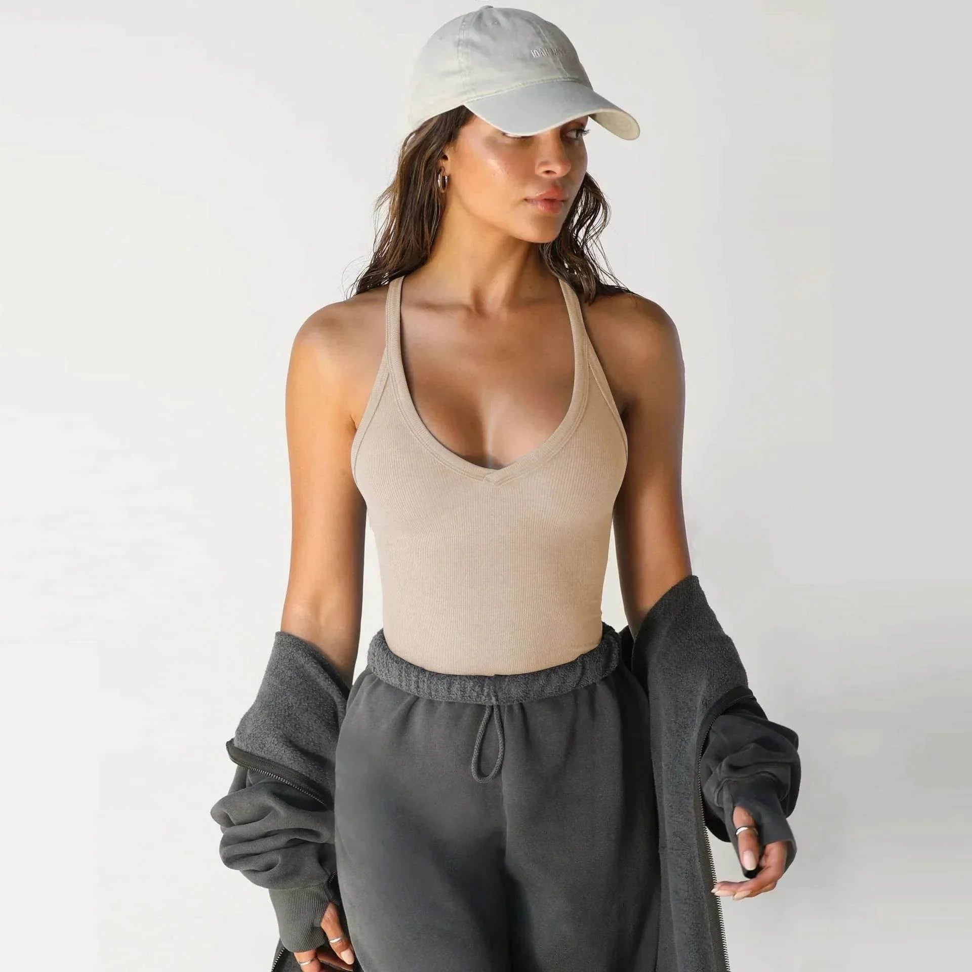 Spring Knitted Slim Vest Top for Women - ZA-Zola