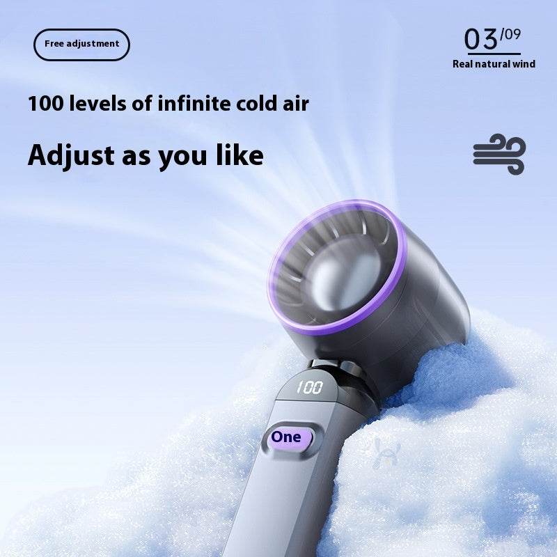 ZA-Zola Portable Turbine Folding Mini Handheld Fan - ZA-Zola