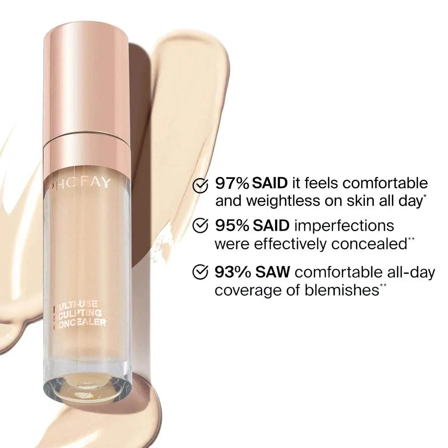 PHOFAY Super Coverage Concealer – Full Coverage, Flawless - ZA-Zola