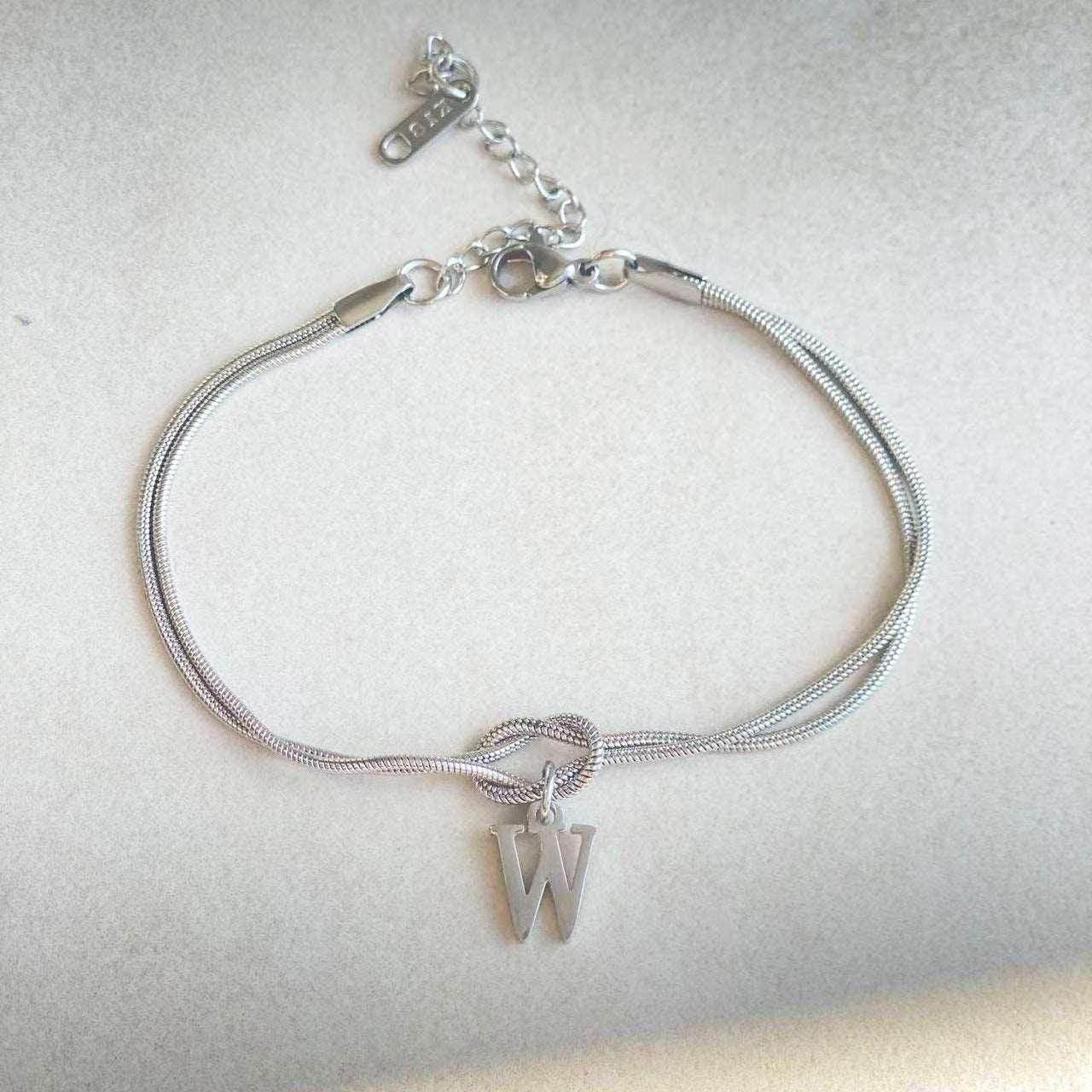 A-Z Love Knot Bracelets | Personalized Jewelry Gift - ZA-Zola