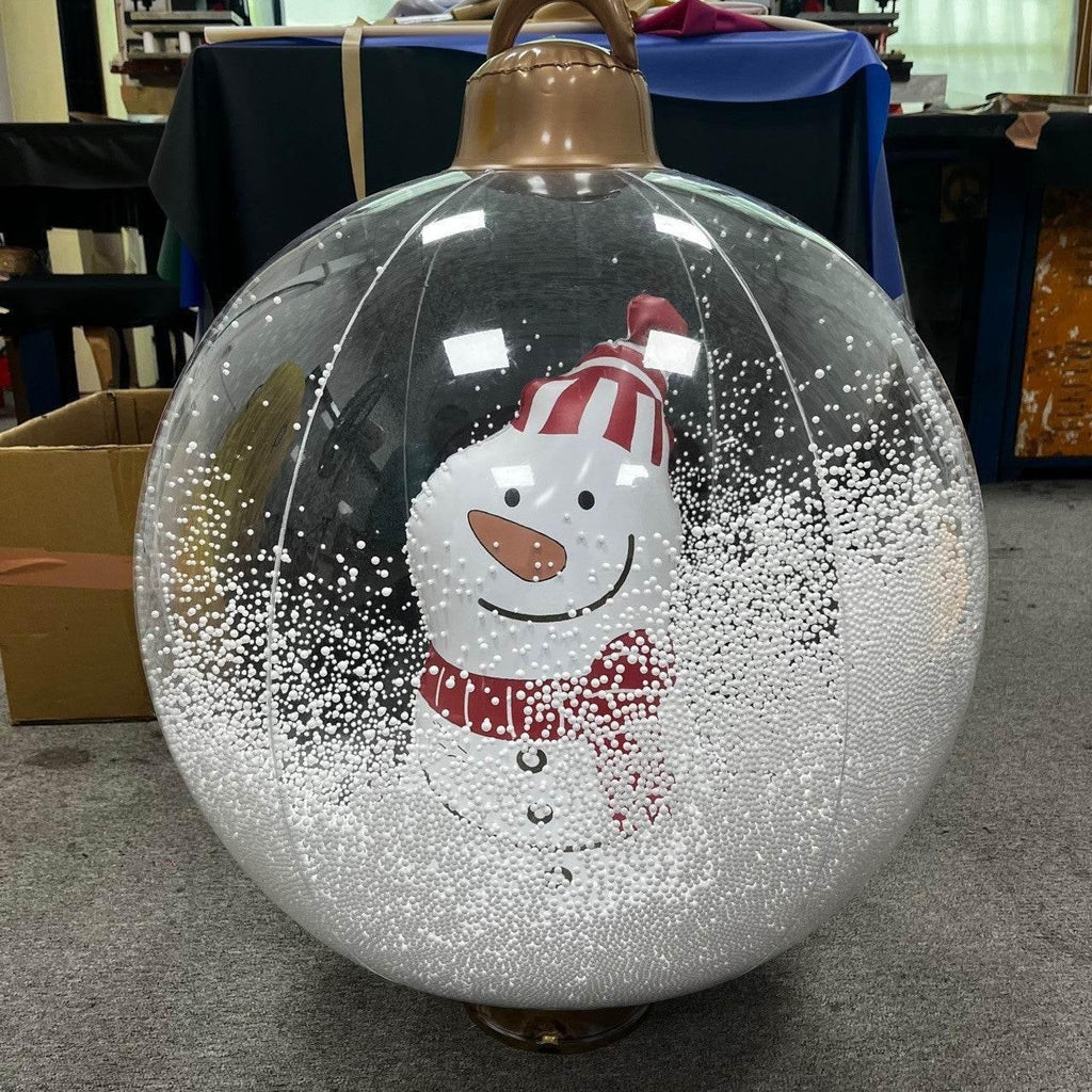 Inflatable Christmas Ball Hanging Crafts 60CM PVC Decor - ZA-Zola