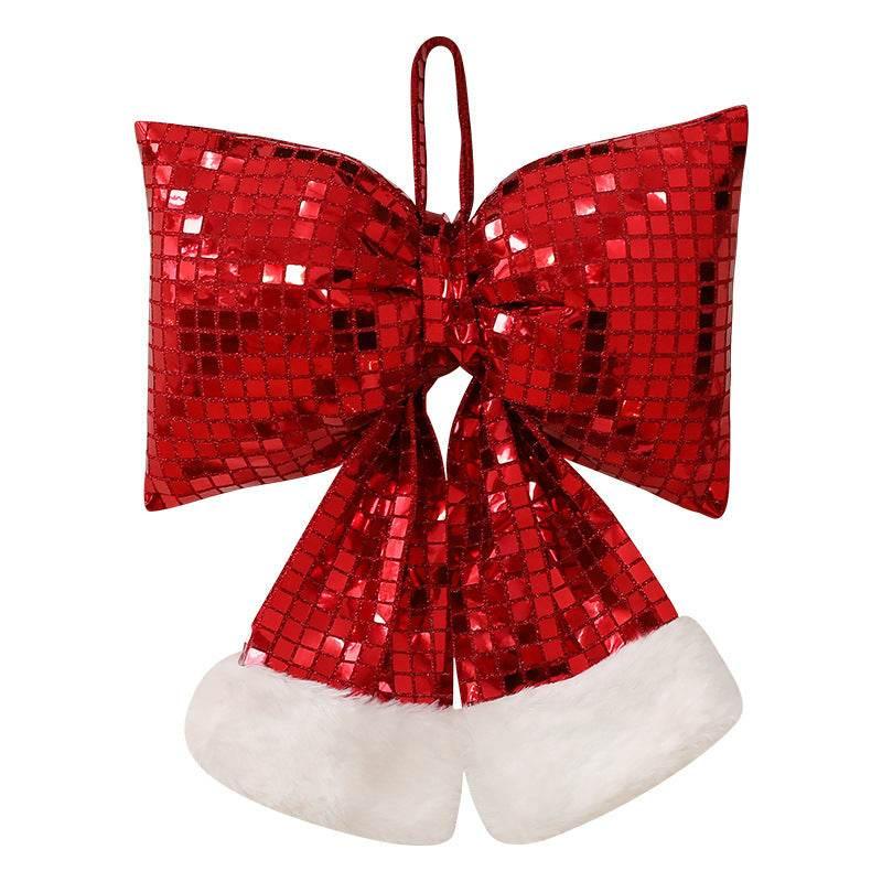 Mirror Bow Christmas Decoration for Tree | Gold, Silver & Red - ZA-Zola