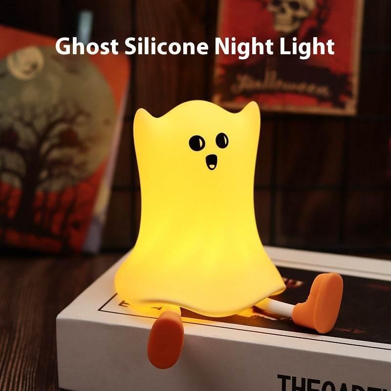 Halloween Silicone Ghost Bedside Lamp with Touch Control - ZA-Zola