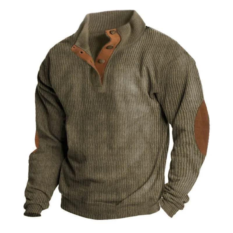 Men's Casual Stand Collar Sweater - European Size - ZA-Zola