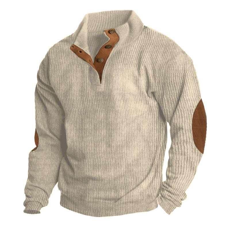 Men's Casual Stand Collar Sweater - European Size - ZA-Zola