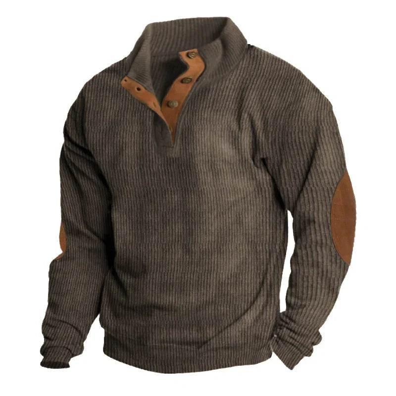 Men's Casual Stand Collar Sweater - European Size - ZA-Zola