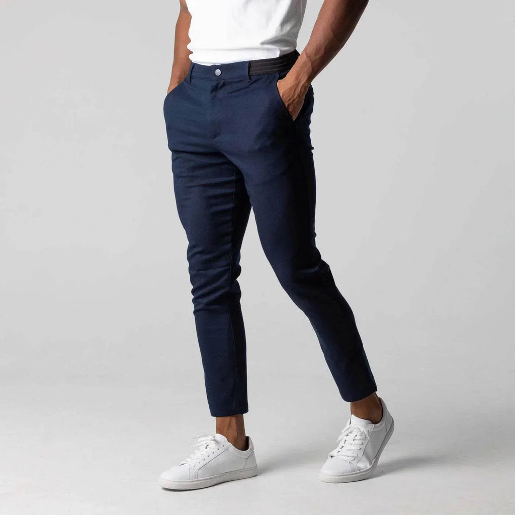 Men's Japanese Style Youth Business Cotton Trousers - ZA-Zola