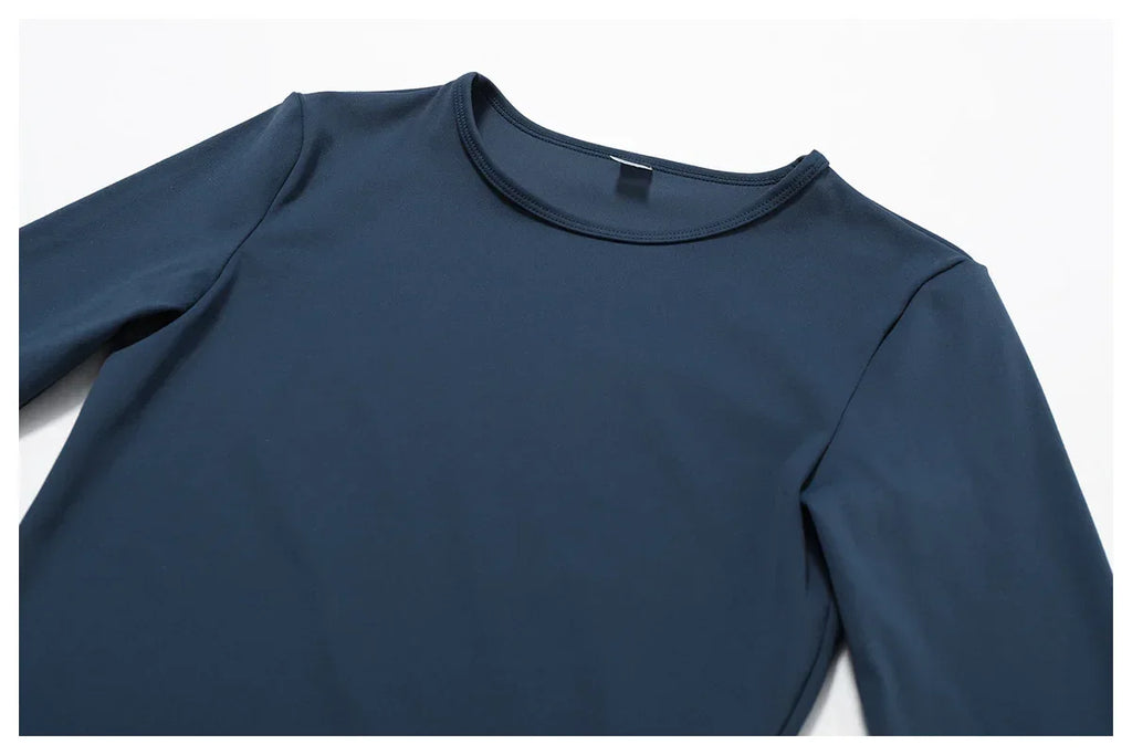 Women Long Sleeve Yoga Top Slim Fit Activewear - ZA-Zola