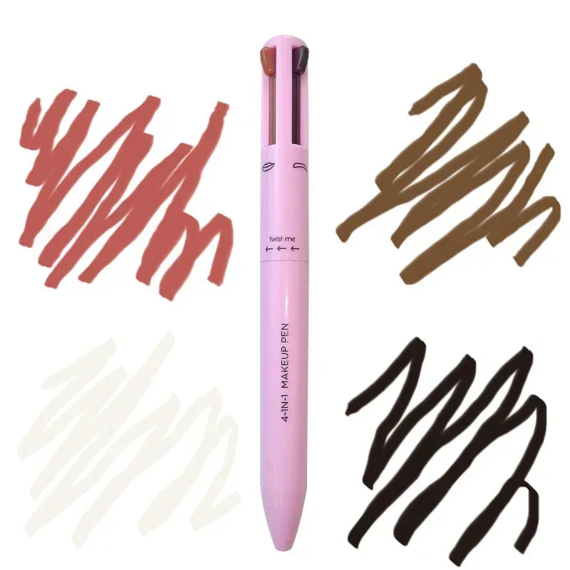 4 in 1 Makeup Pencil – Eyebrow, Eyeliner, Lip Liner & Highlight - ZA-Zola