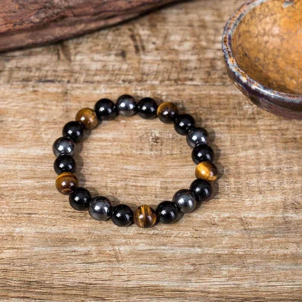 Tiger Eye Stone Bracelet – Natural & Handwoven - ZA-Zola