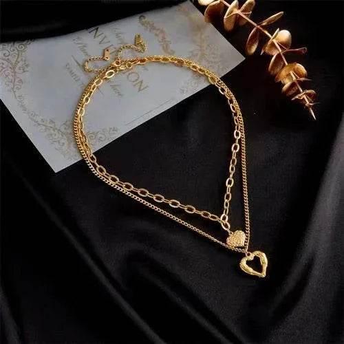 Titanium Steel Angel Wings Love Necklace for Women - ZA-Zola