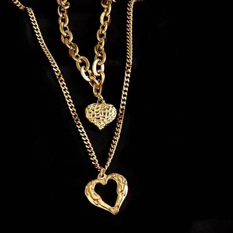 Titanium Steel Angel Wings Love Necklace for Women - ZA-Zola