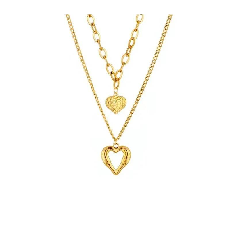 Titanium Steel Angel Wings Love Necklace for Women - ZA-Zola
