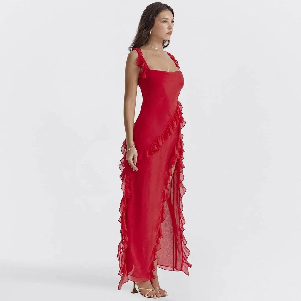 Summer Stringy Selvedge Stitching Dress - Trendy Fashion - ZA-Zola