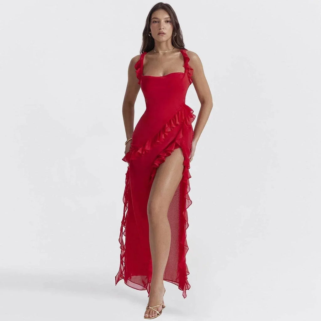 Summer Stringy Selvedge Stitching Dress - Trendy Fashion - ZA-Zola