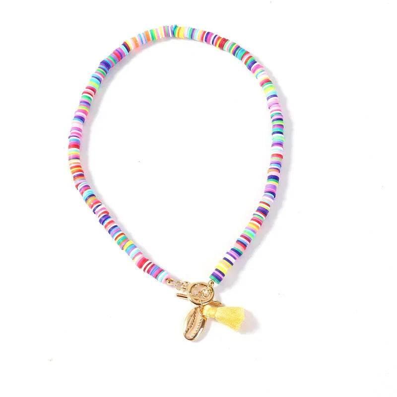 Boho Shell Tassel Necklace – Sweet & Wild Style - ZA-Zola