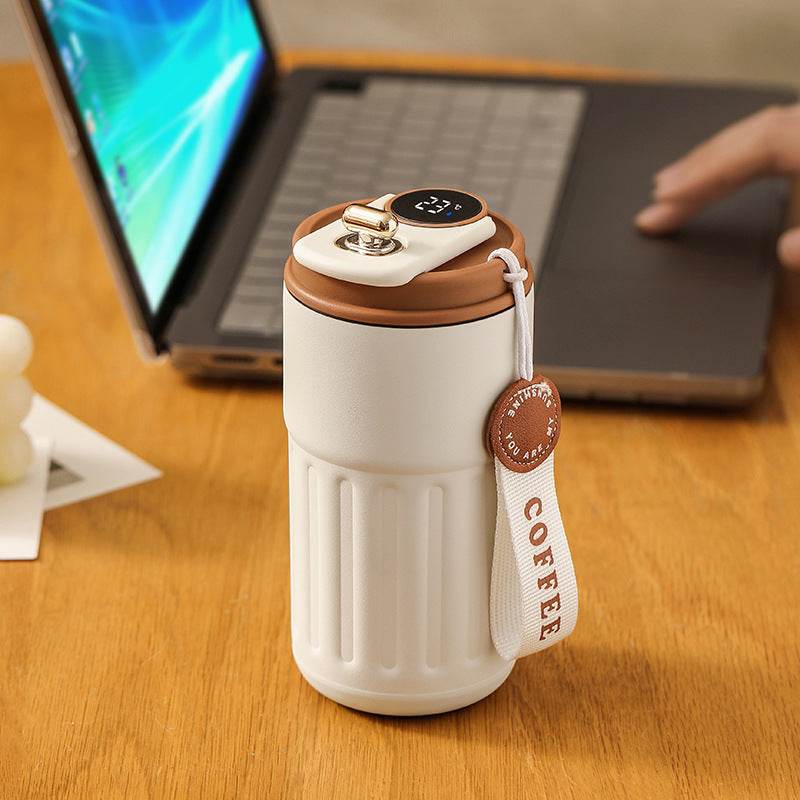 Smart Digital Travel Mug – Stainless Steel 450ml - ZA-Zola