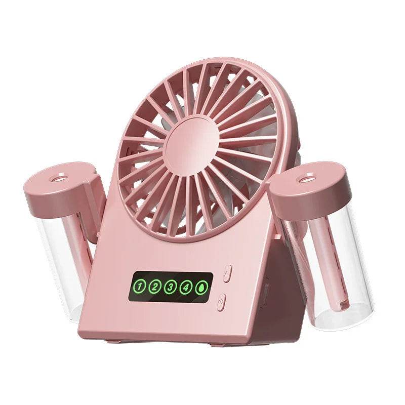 Mini Spray Humidifier USB Handheld Cooling Fan - ZA-Zola