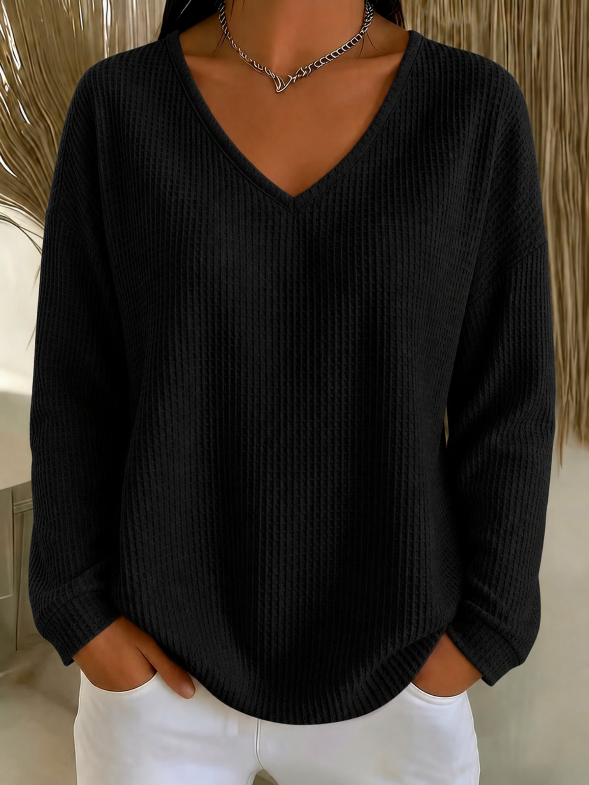 Printed Blouse for Women | Blue Casual Leisure Top