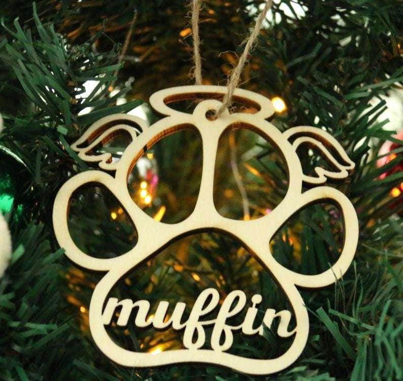DIY Wooden Pendant - Dog & Cat Paw Decoration - ZA-Zola