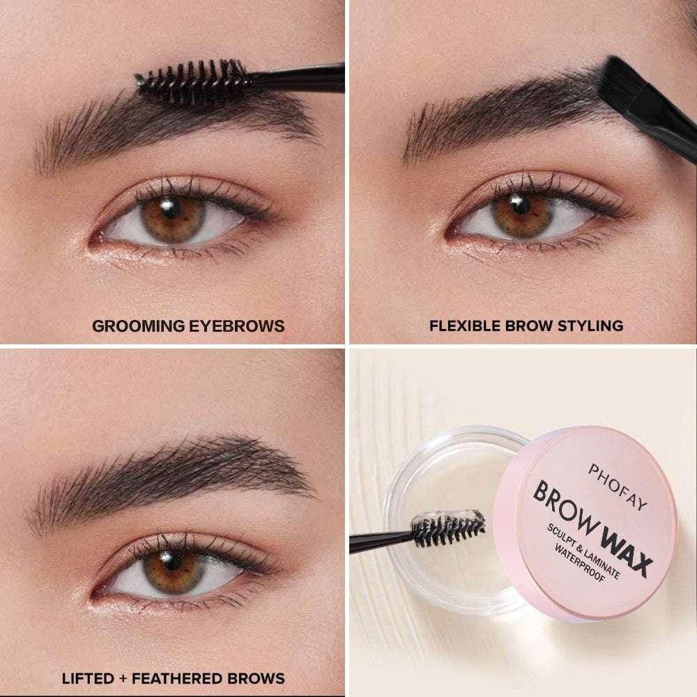 PHOFAY Sculpting Eyebrow Wax – Long-Lasting, Natural Hold - ZA-Zola