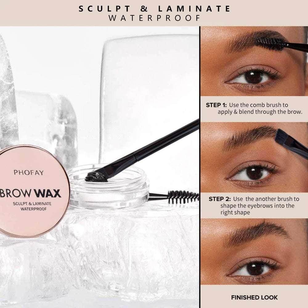 PHOFAY Sculpting Eyebrow Wax – Long-Lasting, Natural Hold - ZA-Zola