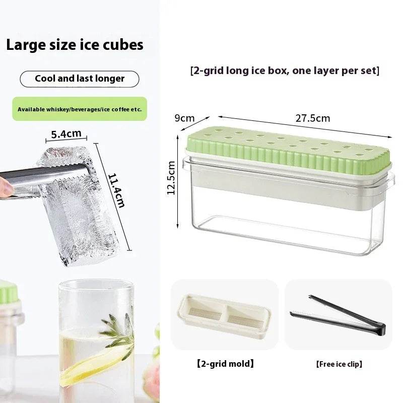 Large Gap Press Ice Cube Mold - Single to 4 Grids - ZA-Zola